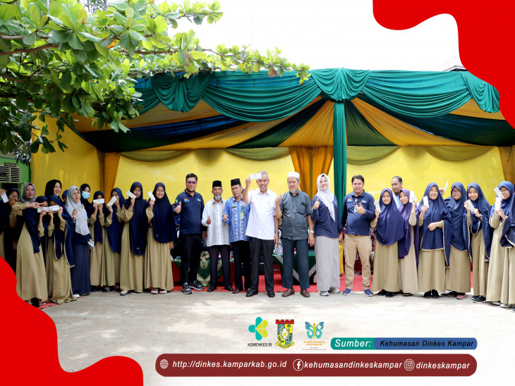 Dinkes lakukan Pencanangan Aksi Bergizi Nasional di Seluruh Sekolah Se Kabupaten Kampar