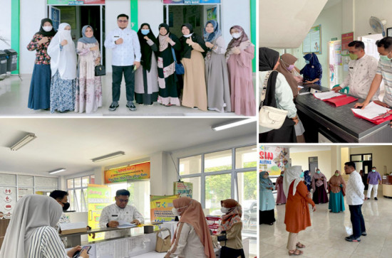 Guna Memastikan Ketersediaan Pelayanan Kesehatan Masyarakat Kadiskes Kampar Sidak Beberapa Puskesmas