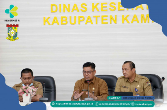 Kadiskes Kampar Buka Rapat Pencepatan Vaksinasi Lanjutan(Booster) Capaian Vaksinasi Covid-19