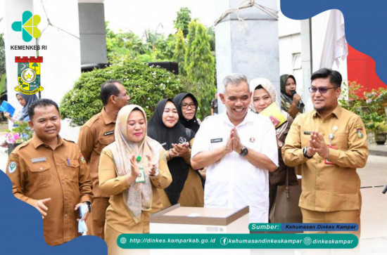 Pj.Bupati Kampar Buka Secara Resmi Program Debum Ceting di Puskesmas Tapung