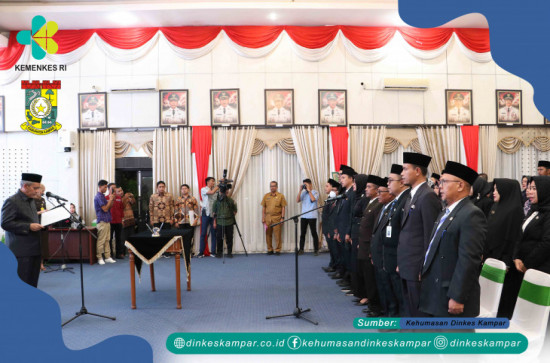 Pj. Bupati Kampar Lantik 47 Pejabat Administrasi Dalam Jabatan Fungsional