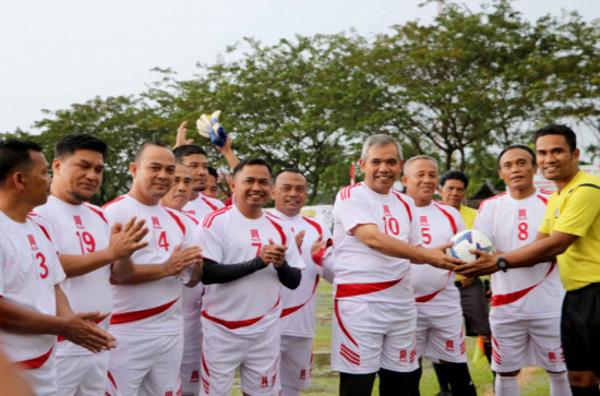 Kadiskes Kampar Ikut Andil Dalam Laga Turnamen Sepakbola Omputaka CupI 2023 Vs PSPS Alstar Pekanbaru