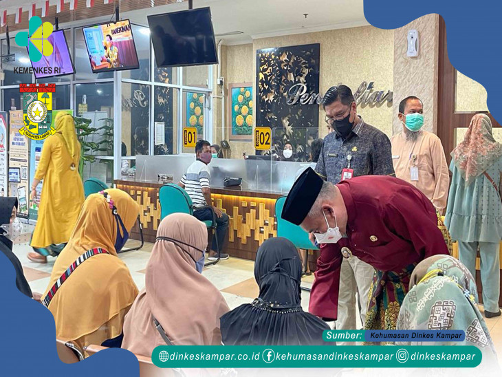 Kadiskes Kampar Dampingi PJ Bupati Kampar Meninjau Langsung Pelayanan di RSUD Bangkinang