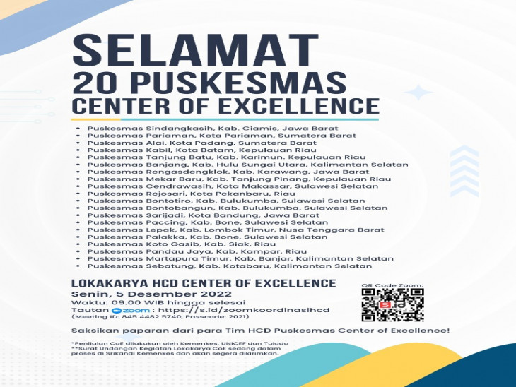 UPT Puskesmas Pandau Jaya Salah Satu Dari 20 Puskesmas terbaik Center Of Excellence.
