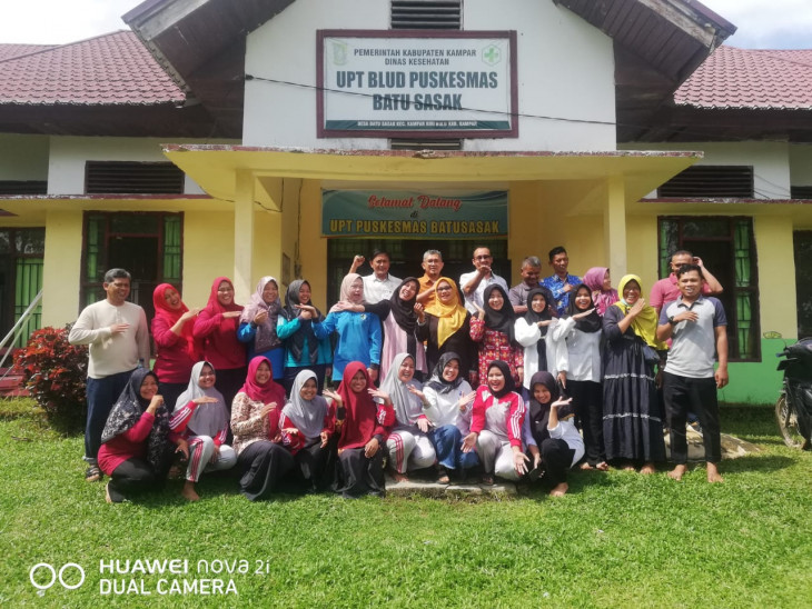 Kadiskes Kampar Sidak di dua Puskesmas, Puskesmas Lipat Kain Dan Batu Sasak Kampar Kiri Hulu II