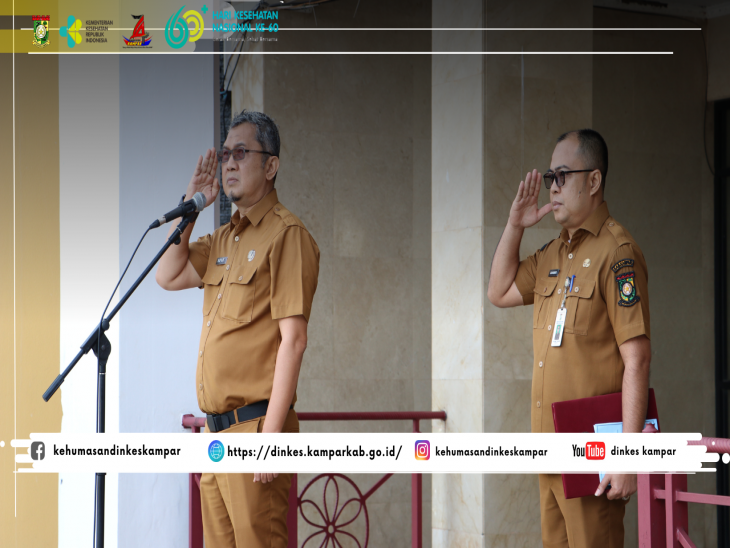 Peringatan Hari Kesehatan Tingkat Kabupaten Kampar Berjalan Khidmat, Sukses Dan Lancar.