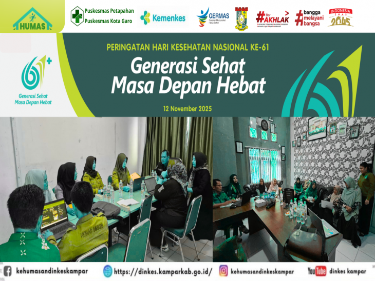 Perkuat Tata Kelola dan Publikasi Digital, Dinkes Kampar Evaluasi Program di Puskesmas
