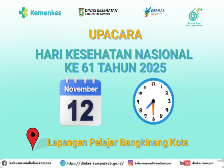 Peringatan Hari Kesehatan Nasional (HKN) ke-61 Kabupaten Kampar