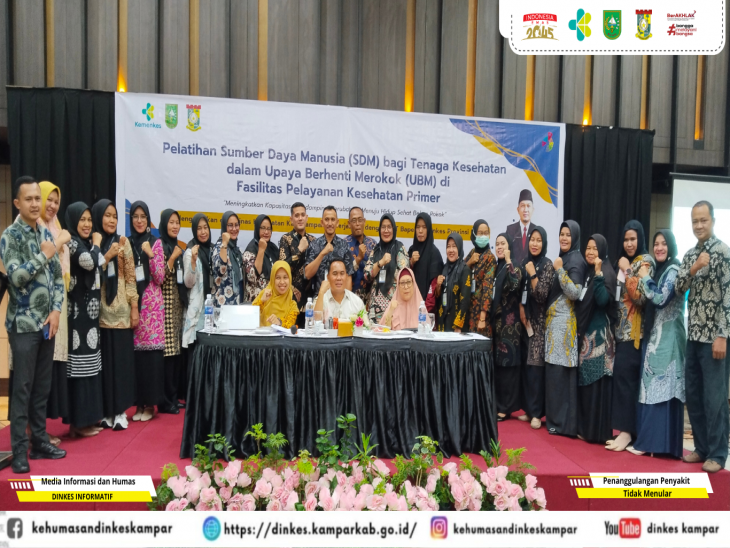 “Pelatihan SDM Tenaga Kesehatan Kabupaten Kampar: Upaya Berhenti Merokok di Fasilitas Primer”