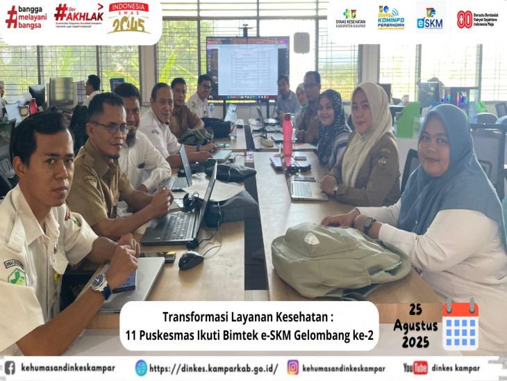 Transformasi Layanan Kesehatan: 11 Puskesmas Ikuti Bimtek e-SKM Gelombang ke-2