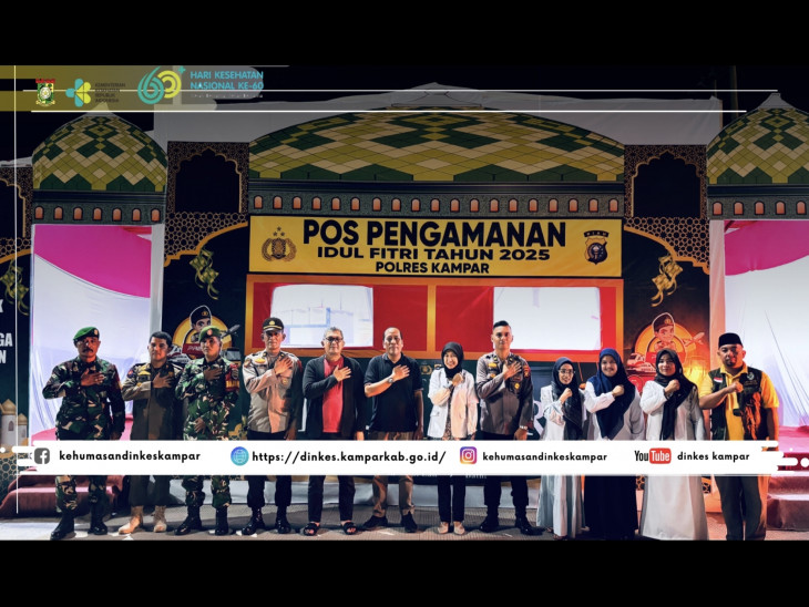 Kadiskes Kunjungi Tiga Posko Pengaman&Pelayanan Kesehatan Saat Libur Lebaran Idul Fitri 1446 H