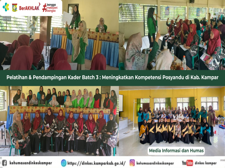 Pelatihan Kader Posyandu di Kampar : Meningkatkan Pelayanan Kesehatan Siklus Hidup Masyarakat