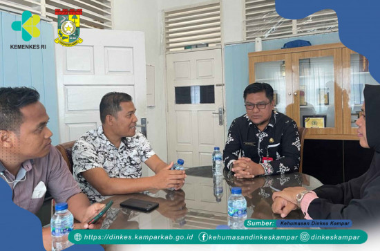 Kadiskes Kampar : ”Sambut Silahturahmi Persatuan Wartawan Indonesia(PWI)Kampar