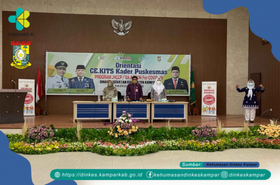 Kadiskes Buka Secara Resmi Orientasi CE Kits Kemenkes RI dan USAID Amerika