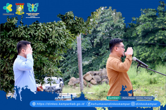 Kadiskes Pimpin Apel Senin Pagi, Kedisiplinan Dan Tanggung Jawab Kerja Merupakan Kepribadian Diri.