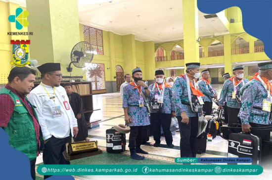 Hasil PCR Negatif 54 Jamaah Calon Haji Kab.Kampar Kloter 4 Menuju Tanah Suci.