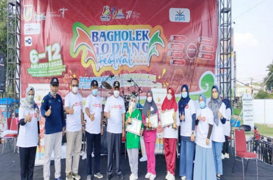 Meriahkan Bagholek Godang, Dinkes Kampar Gelar Event Comunity