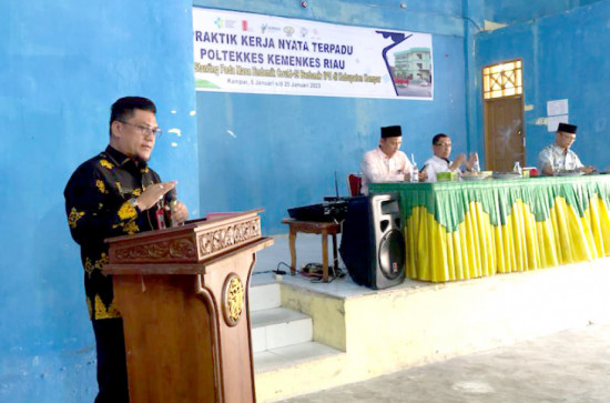 Pemkab Kampar Buka Secara Resmi Praktek Kerja Nyata (PKN) Poltekes Riau Tahun 2022-2023.