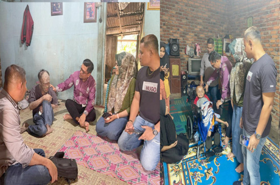Kadis Kesehatan Kampar, Tinjau Langsung Pasien Bernama Riski dan Lutfi Zaidan Irawan
