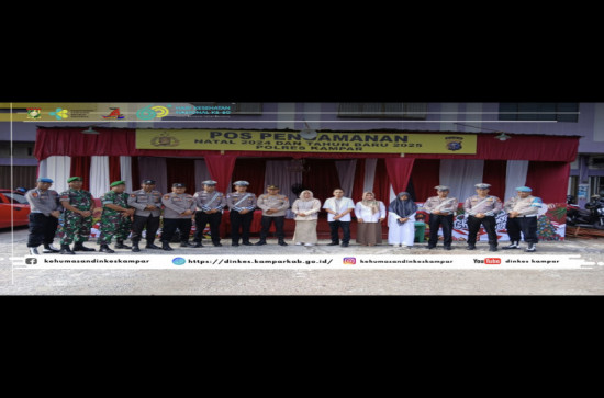 Jelang Nataru 2025 Dinkes Kampar Sediakan 10 Posko Kesehatan di Kabupaten Kampar