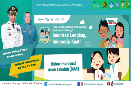 Yuk, Imunisasi di Sekolah! Anak Sehat, Masa Depan Hebat