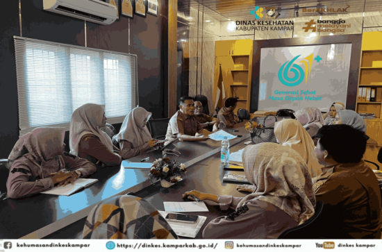 Menuju HKN ke-61, Dinkes Kampar Mantapkan Koordinasi Panitia