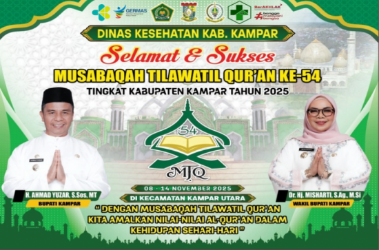MTQ ke-54 Kabupaten Kampar: Al-Qur’an, Cahaya yang Menyinari Jiwa dan Menyehatkan Raga