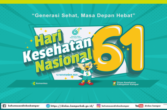 Tema dan Logo HKN KE 61 2025 : Generasi Sehat Masa Depan Hebat