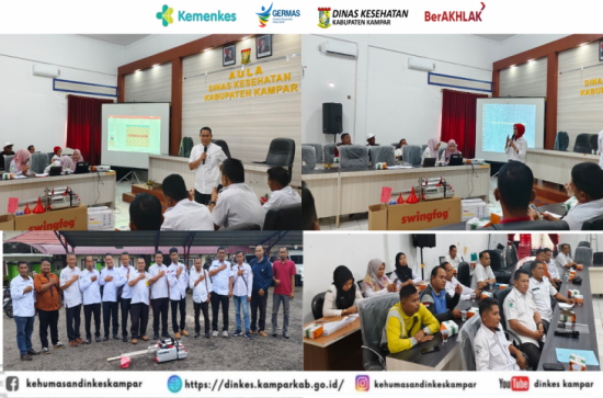 Siaga Musim Hujan: Dinkes Kampar Perkuat Kesiapan Atasi DBD Melalui Pelatihan Teknis Fogging