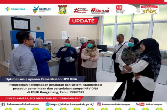Dinas Kesehatan Kabupaten Kampar Pastikan Kesiapan RSUD Bangkinang untuk Pemeriksaan HPV DNA