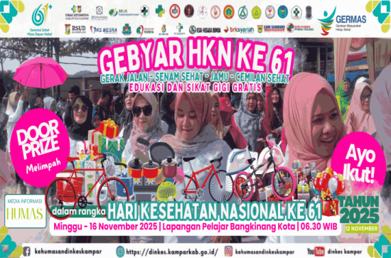 Gebyar Hari Kesehatan Nasional ke 61 Tahun 2025