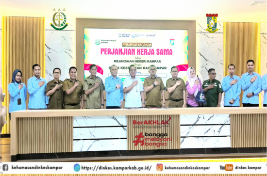 MoU Strategis : Kejaksaan Negeri dan Dinas Kesehatan Kampar Perkuat Akuntabilitas