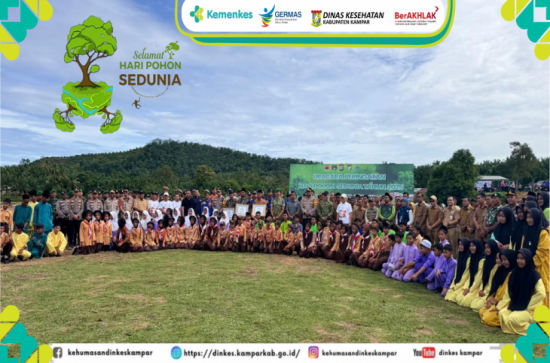 Selamat Hari Pohon! Dinkes Sambut Aksi Tanam Pohon Di Hulu Sungai Subayang