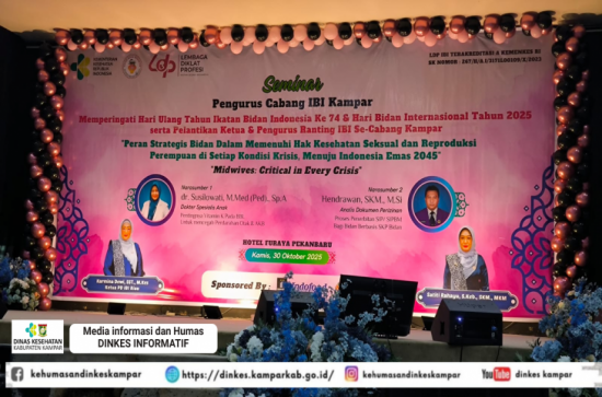 Peringatan HUT IBI ke-74 dan Hari Bidan Internasional Tahun 2025 di Kabupaten Kampar