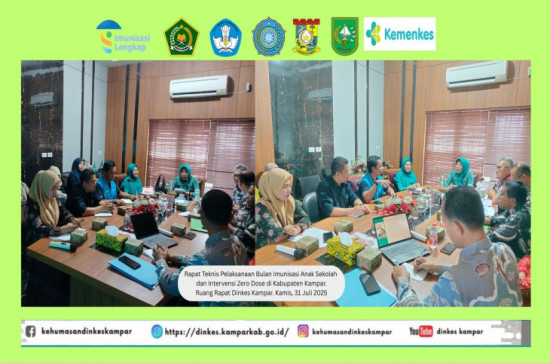 Rapat Koordinasi Teknis Digelar, Dinas Kesehatan Kampar Fokus Eliminasi Zero Dose dan Sukseskan BIAS