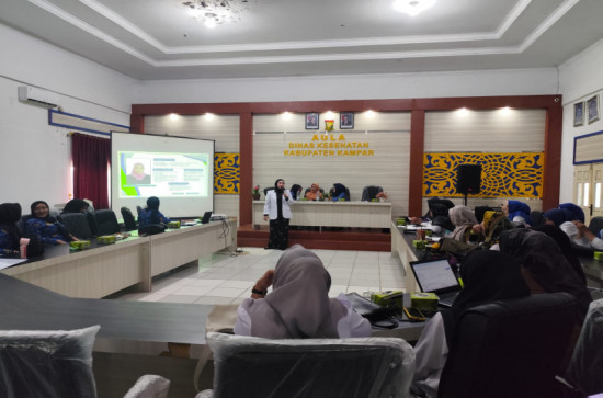 Perkuat Sinergi, Dinas Kesehatan Kabupaten Kampar Gelar Pertemuan AMPSR Triwulan I