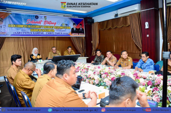 Dinkes Kampar Siapkan Agen CSIRT untuk Tangkal Ancaman Siber di Sektor Kesehatan
