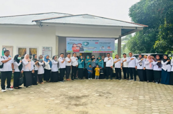 Kampar Canangkan Bulan Imunisasi Kejar 2026, Bidik Prestasi Nasional, Pastikan Tak Ada Anak Terlewat