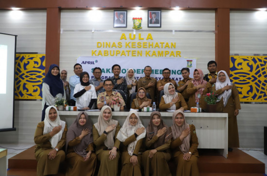 Perkuat Konvergensi Stunting : Dinkes Kampar Apresiasi Program Kesehatan PT. RAPP