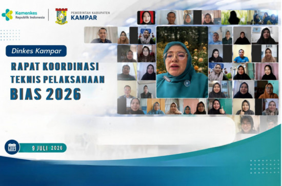 Dinkes Kampar Perkuat Komitmen Lintas Sektor untuk Pelaksanaan BIAS 2026