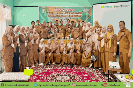 Optimalkan Data Kesehatan, Dinkes Kampar Gelar Sosialisasi Satu Sehat SISDMK di Stanum Resort