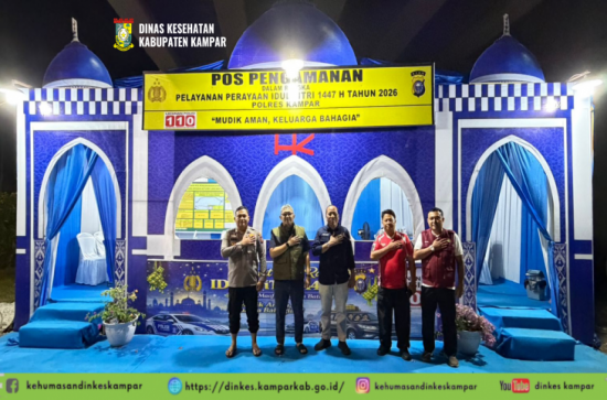 Pastikan Mudik Aman, Kadinkes Kampar Keliling Pantau 8 Posko Kesehatan Terpadu