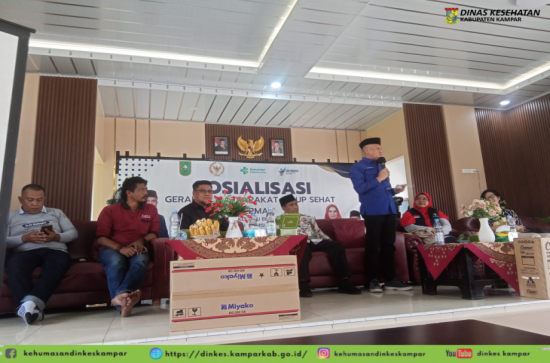 Sinergi Dinkes Kampar, Kemenkes, dan DPR RI:Perkuat Ketahanan Kesehatan Melalui GERMAS dan CKG