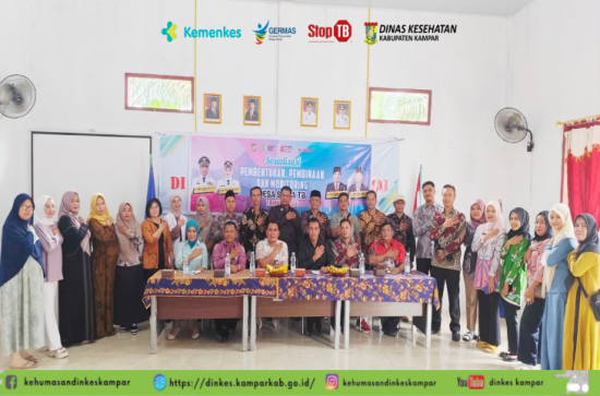Akselerasi Eliminasi TB 2030, Dinkes Kampar Bentuk 7 Desa Siaga Terpadu